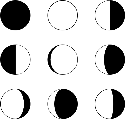 Moon Phase - Icon (600x564), Png Download
