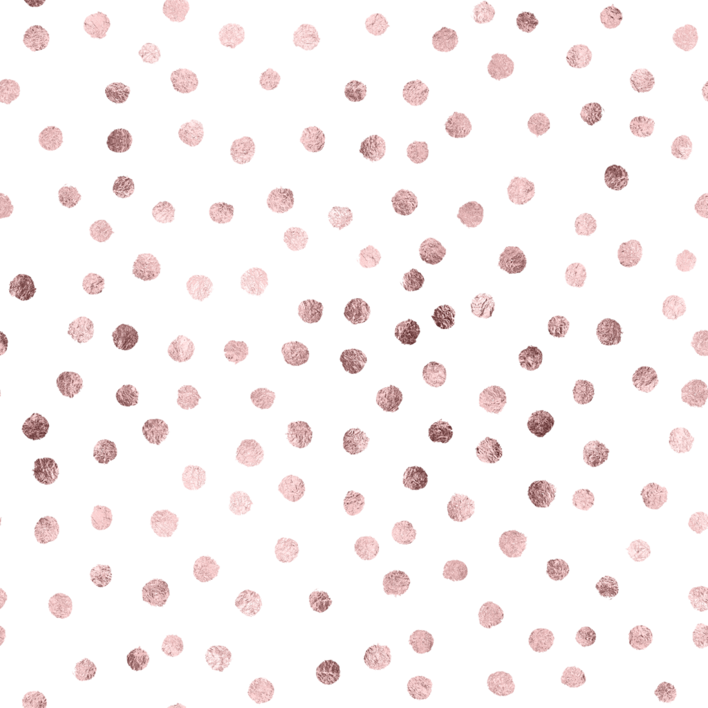 Rose Gold Dots Pattern - Rose Gold Polka Dots - Free Transparent PNG