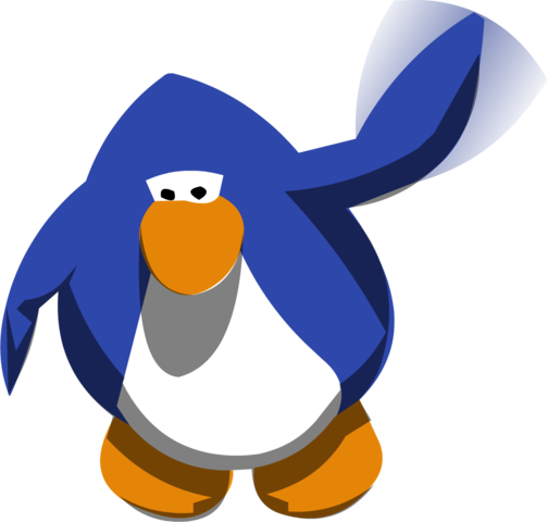Club Penguin Wave - Club Penguin Snapchat Filter (504x480), Png Download