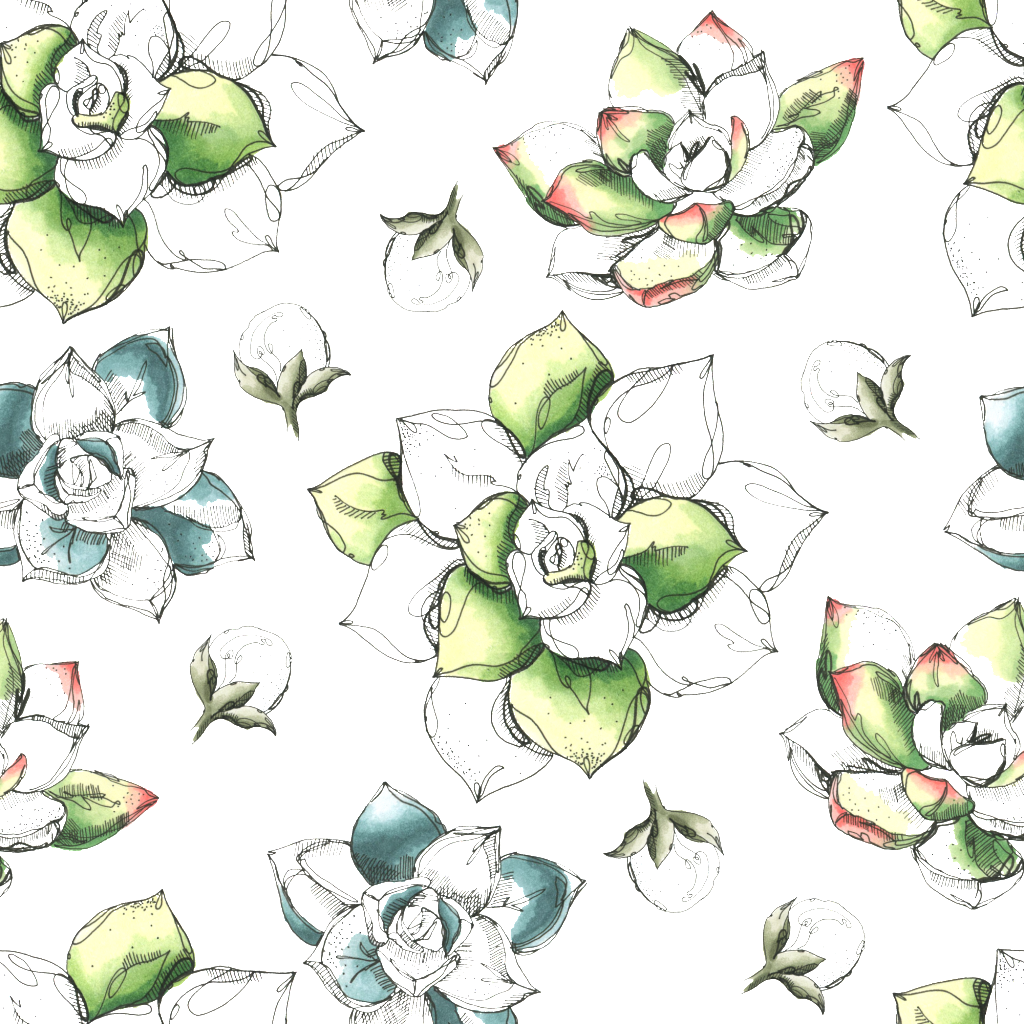 Watercolor Graffiti Flower Cartoon Transparent - Botany (1024x1024), Png Download