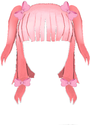 Cute Kawaii Hair - Yandere Simulator (480x480), Png Download