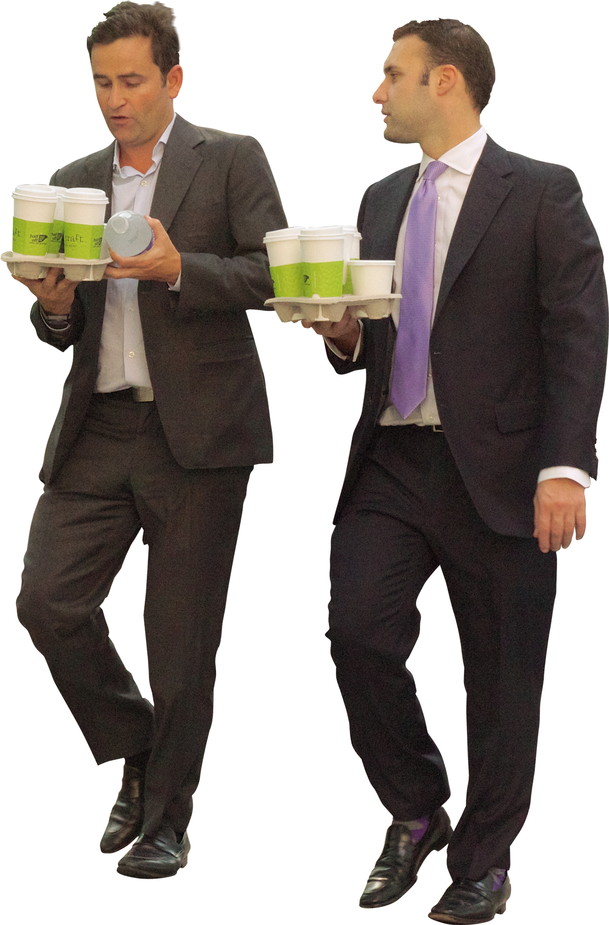 Business Men Walking, With Coffee People Walking Png, - Business People Walking Png (1184x1800), Png Download