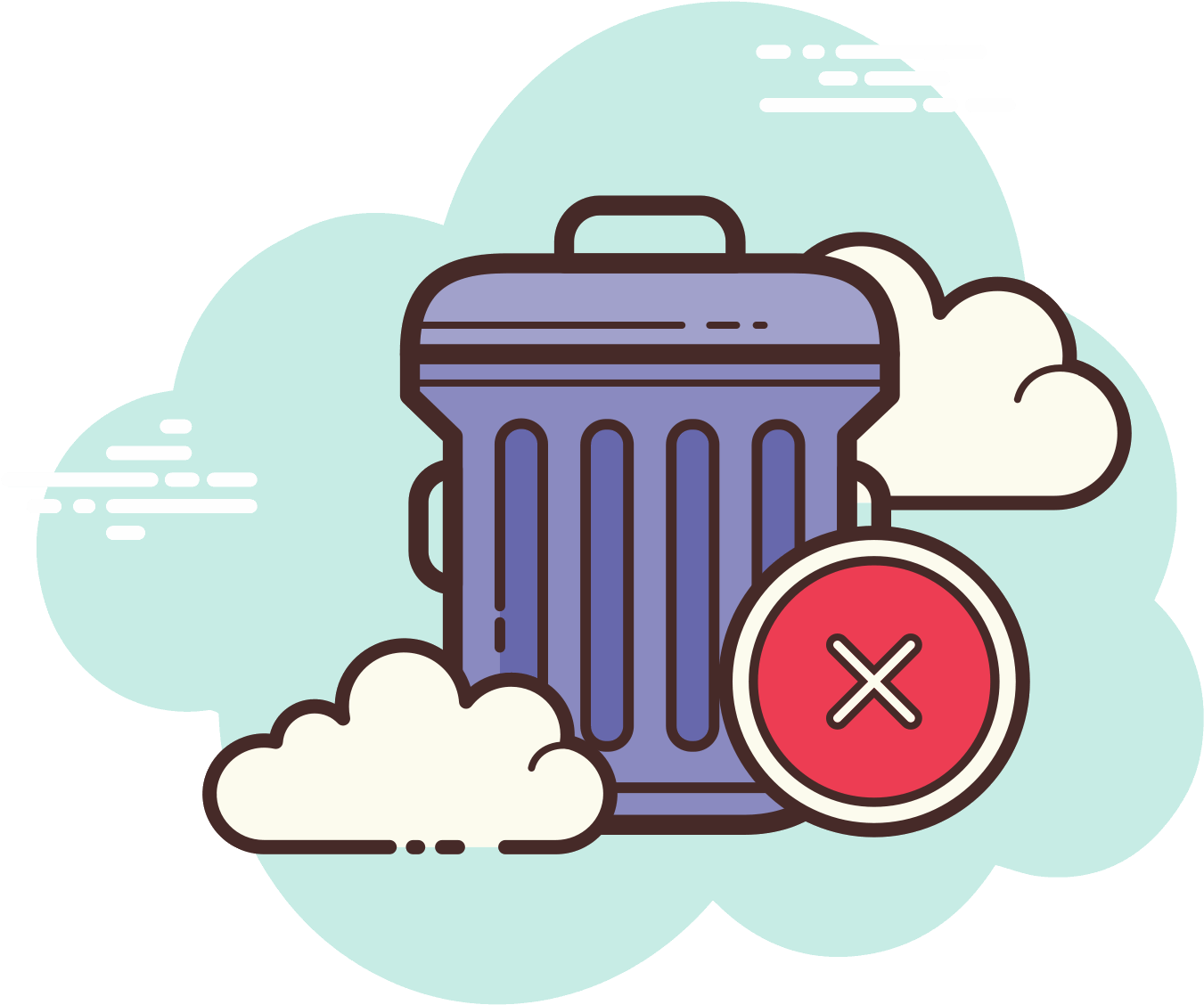 Delete Trash Icon - Waste (1600x1600), Png Download