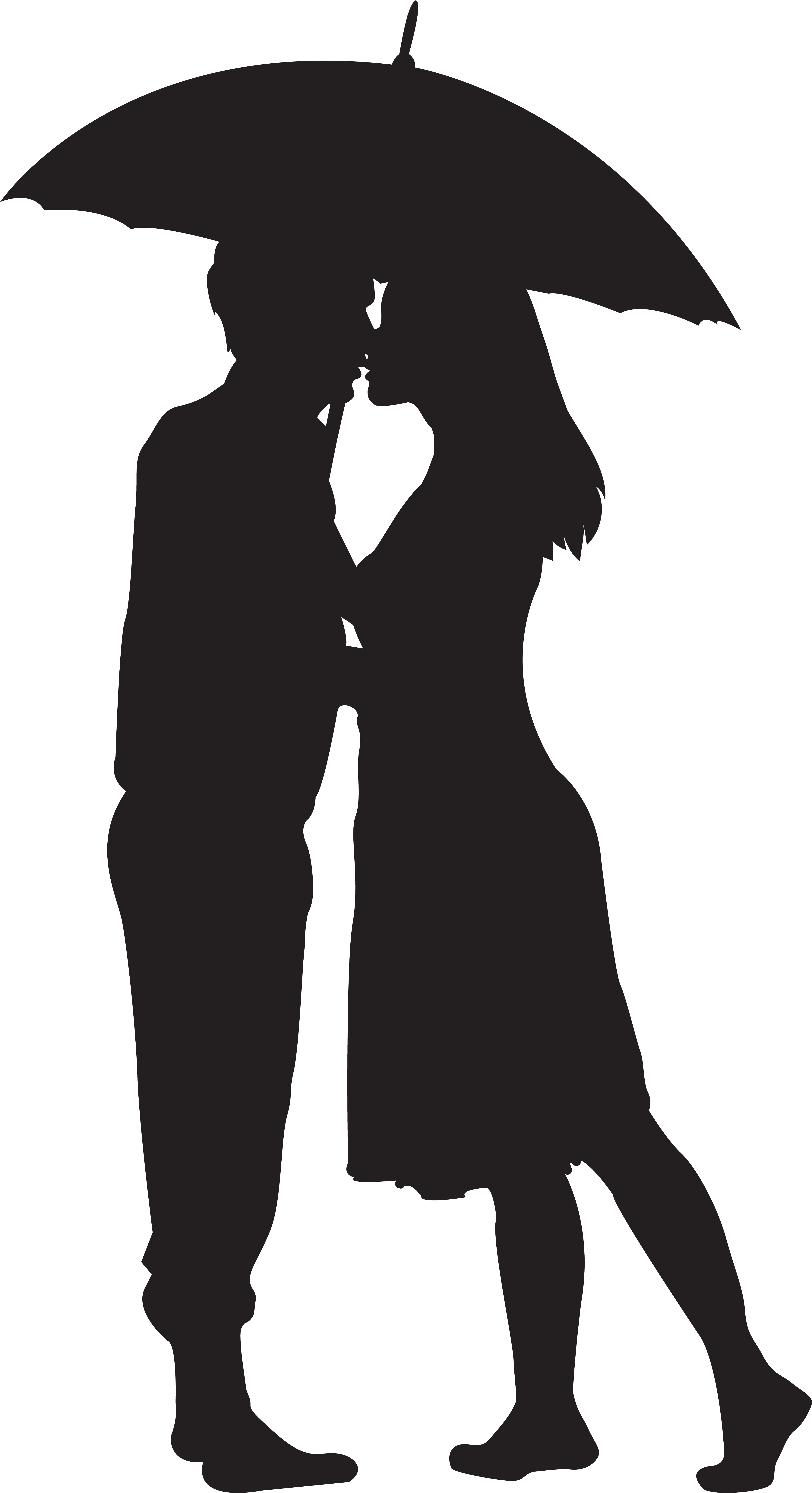 Couple Silhouette Png Royalty Free Stock - Topo De Bolo Acrilico (4479x8000), Png Download