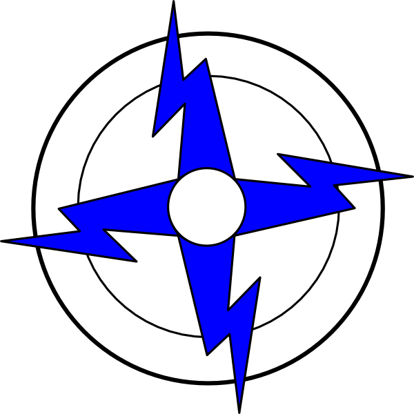 Blue Lightning Bolt Logo - Clip Art (600x600), Png Download