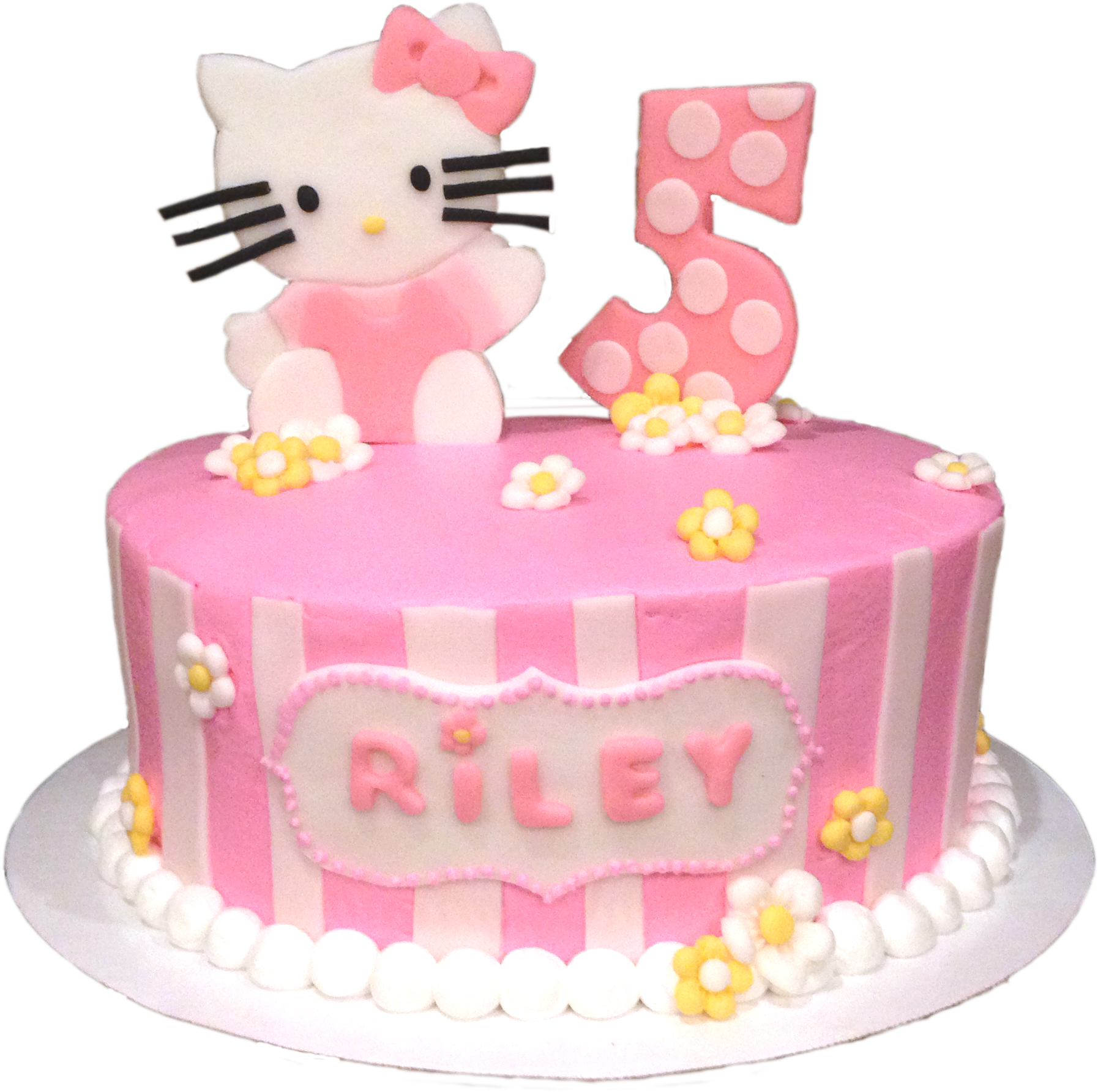 Hello Kitty Cake - Baby Shark Cake Birthday Girl (3264x2448), Png Download