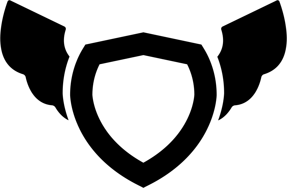 Png File - Shield Wings Png File (982x644), Png Download