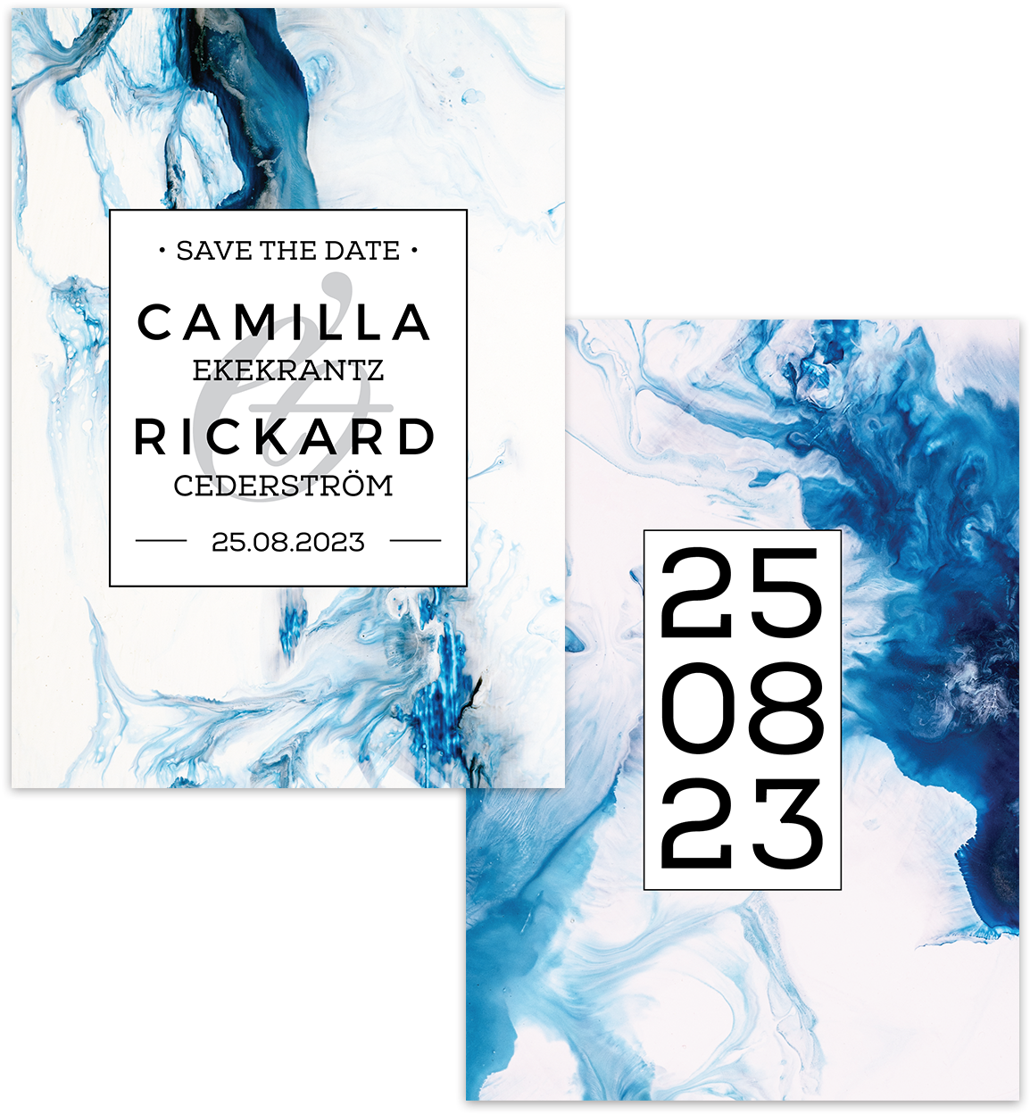 Clear Marble Save The Date - Marble (1500x1500), Png Download