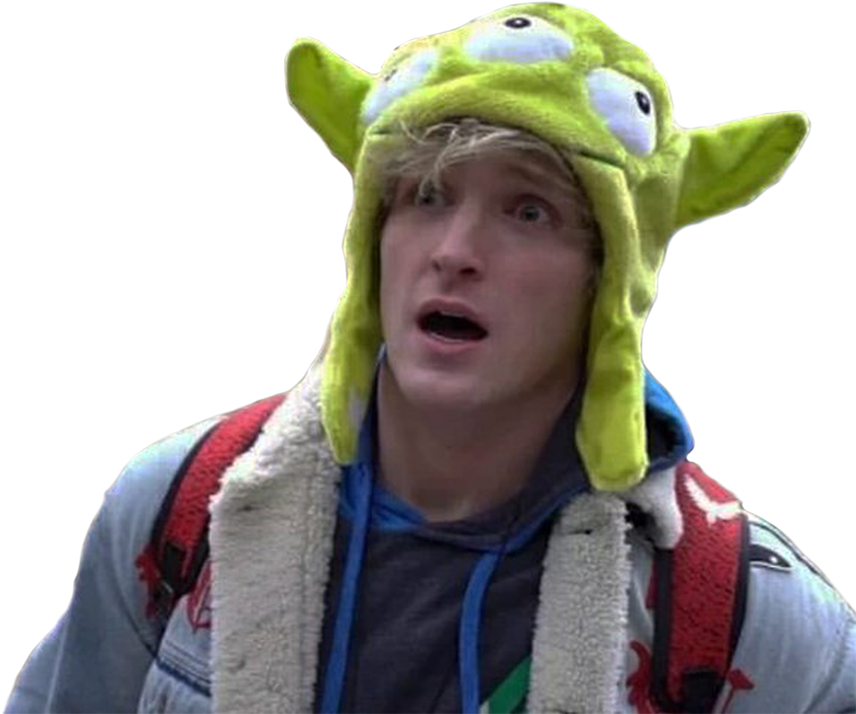 Logan Paul Vertebrate Headgear - Logan Pauls Finds Dead Body (1000x1000), Png Download