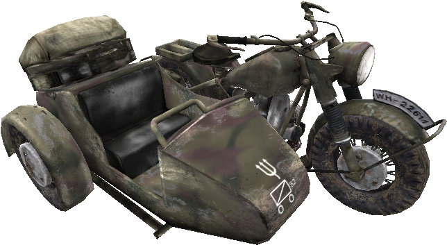 Bmw R75 Model Cod3 - Sidecar (731x401), Png Download