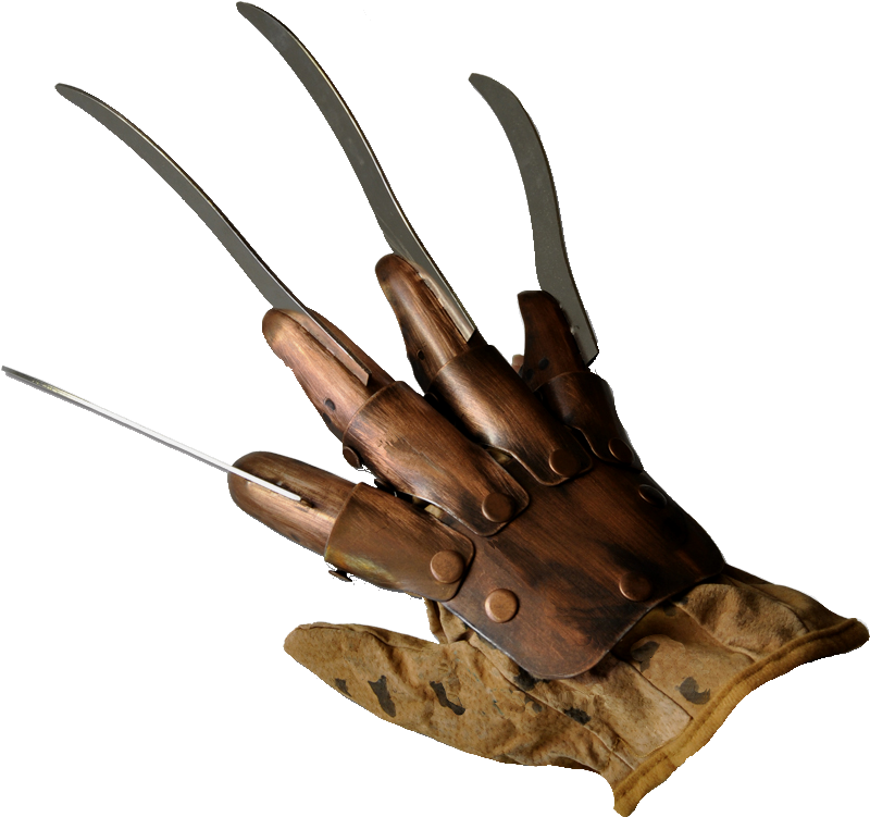 Freddy Krueger Glove New Version - Freddy Krueger Luva Replica (500x438), Png Download