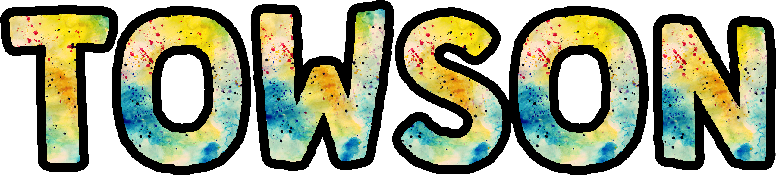 Towson Watercolor - Graphics (4000x2000), Png Download