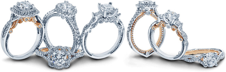 Engagement Rings - Virago Rings (900x261), Png Download