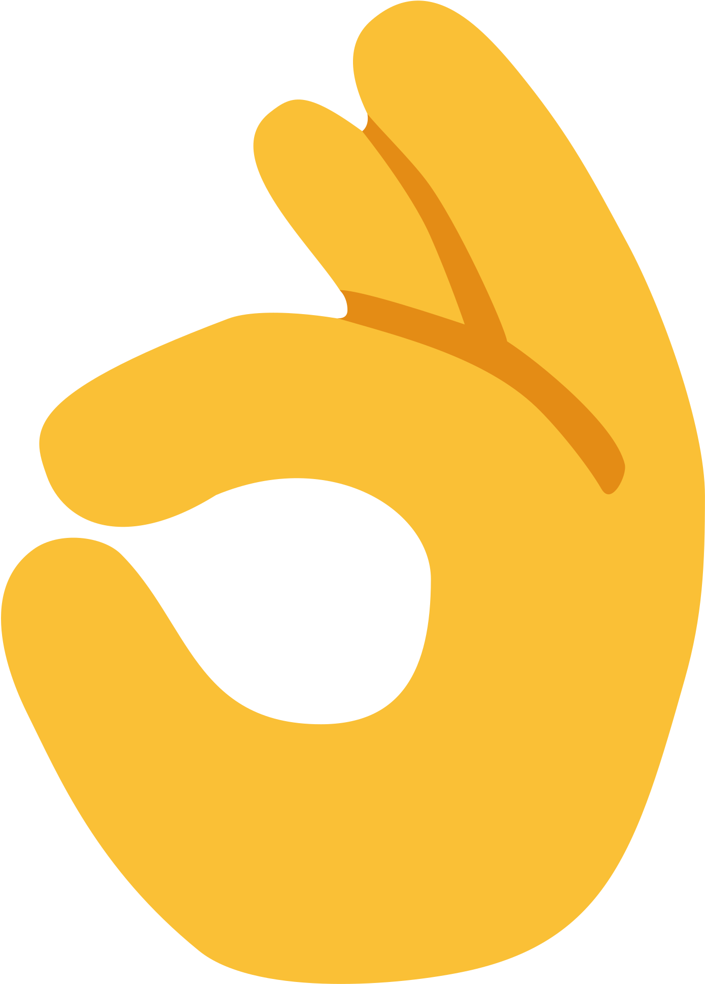 Ok Hand Sign Png - Ok Hand Emoji Png (2000x2000), Png Download
