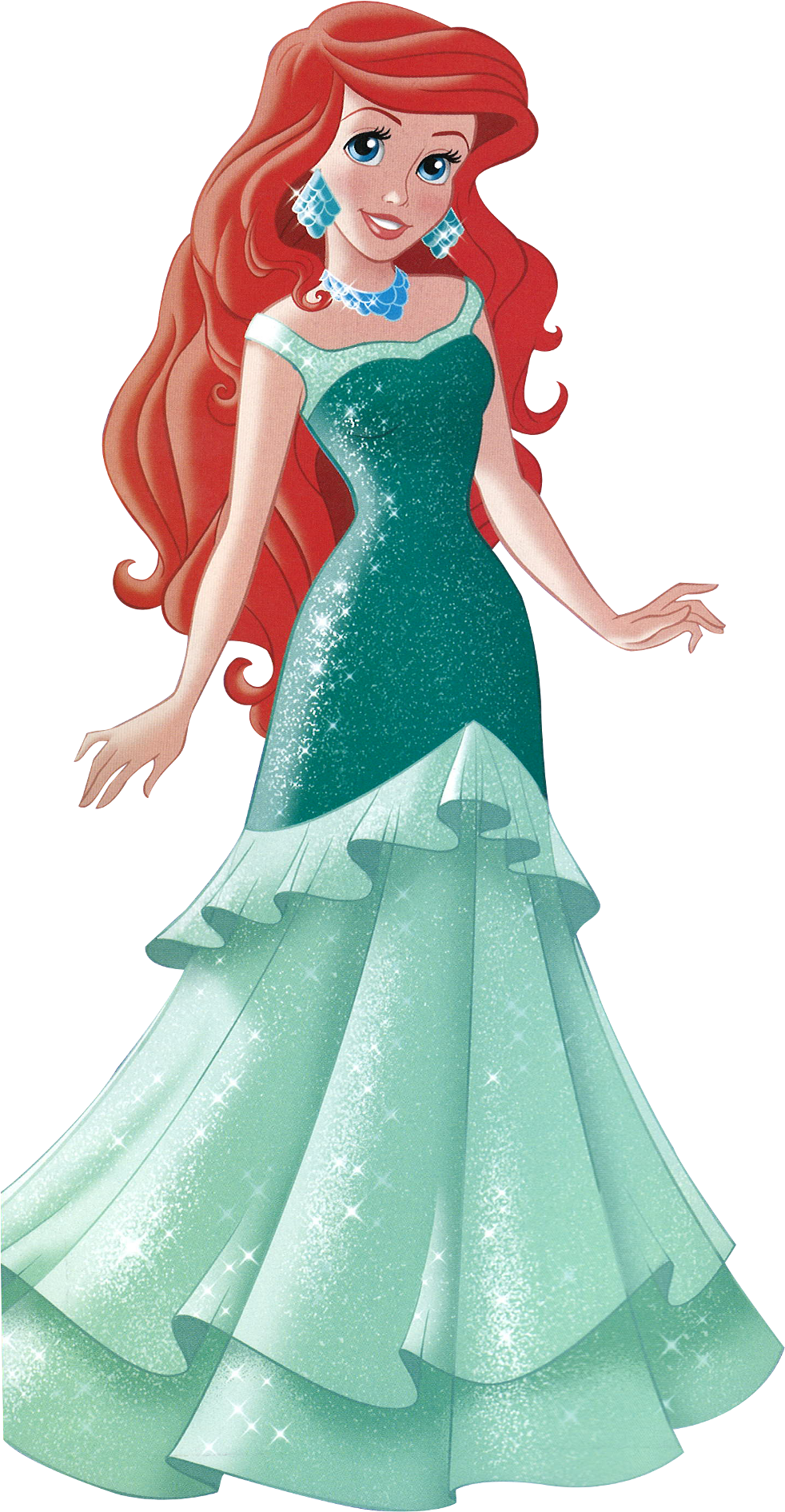 Disney Princess Images Ariel - Disney Princess Ariel Human (1000x1918), Png Download