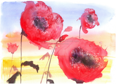 Corn Poppy (380x380), Png Download