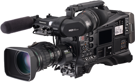 Professional Video Camera Png Clipart - Panasonic Aj-px5000 P2 Hd Camcorder (580x360), Png Download