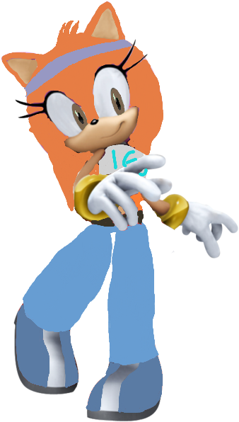 Shelly From Amy - Fantendo Amy Rose (365x600), Png Download