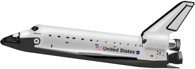 Download - Space Shuttle Transparent Background (640x320), Png Download