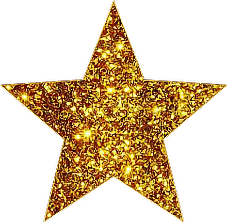 Gold star glitter png free transparent png download pngkey