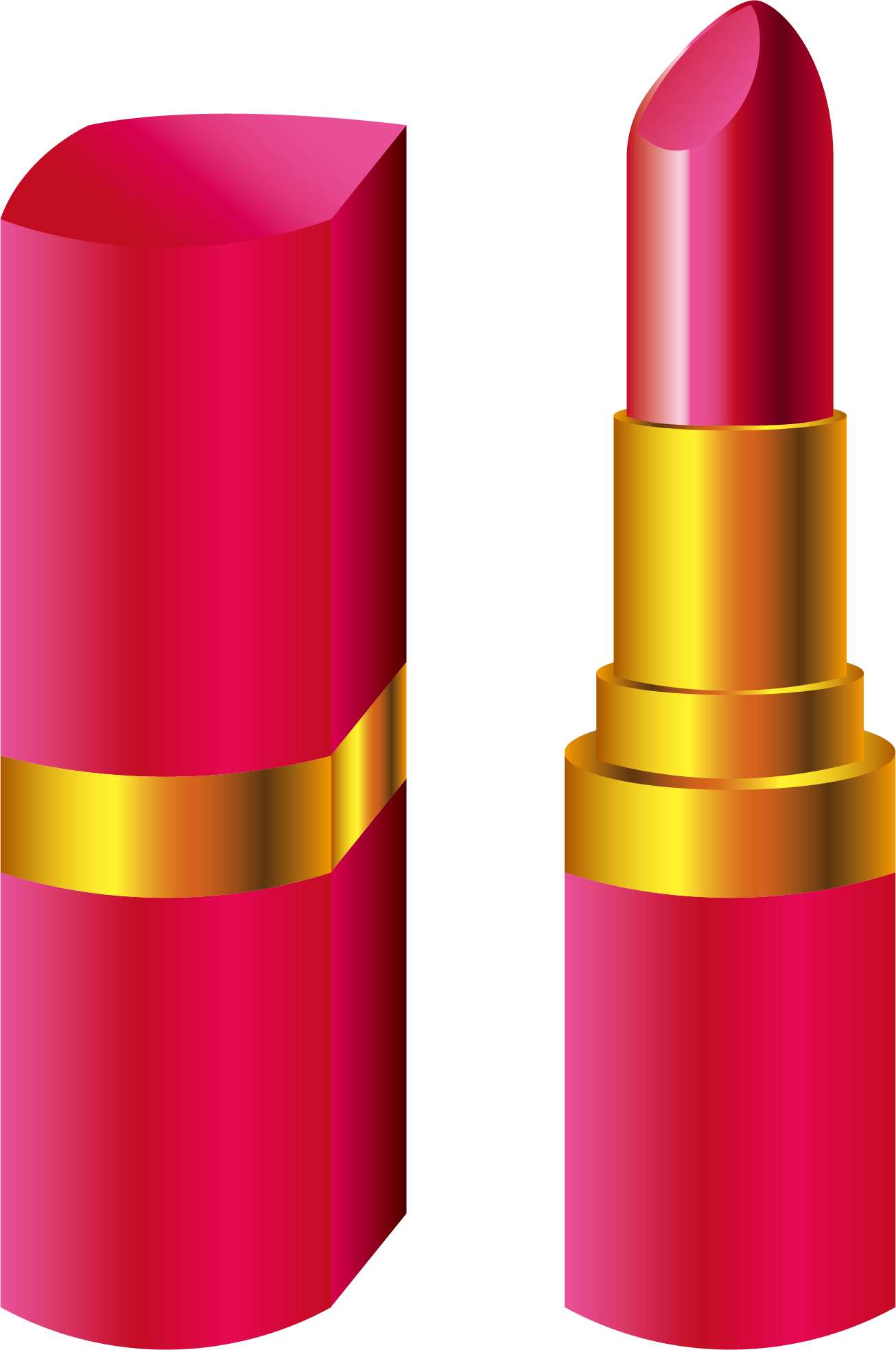 Lipstick Drawing Cosmetics Watercolor Painting - Pintura De Labios Dibujos (1306x1967), Png Download