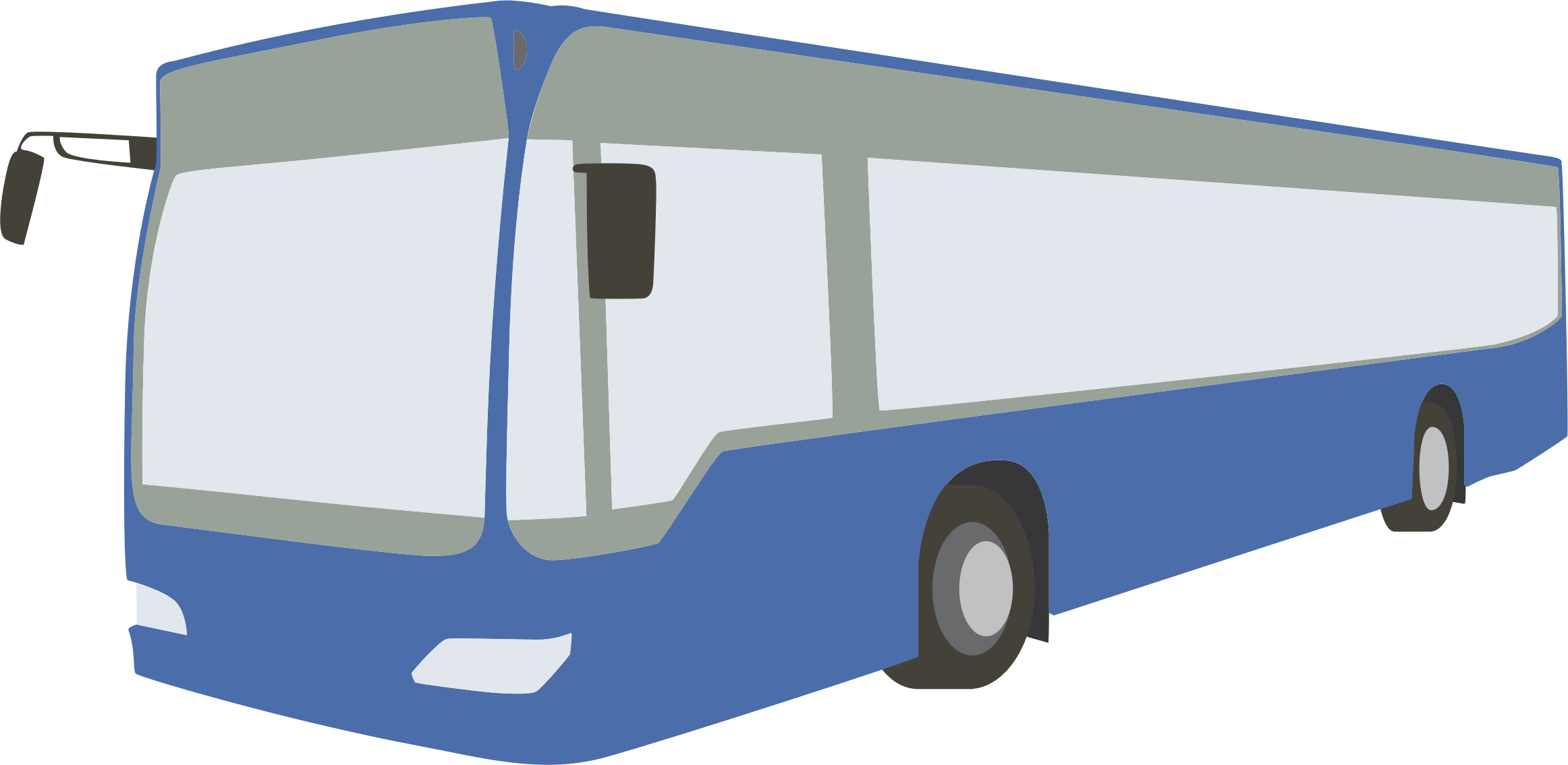 Bus Png Pic - Bus Png (2324x1135), Png Download