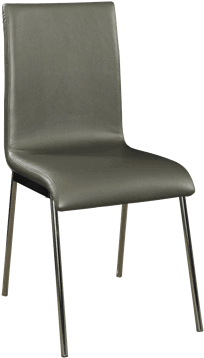 Zoey Grey Dining Chairs - Krzeslo H790 (648x432), Png Download