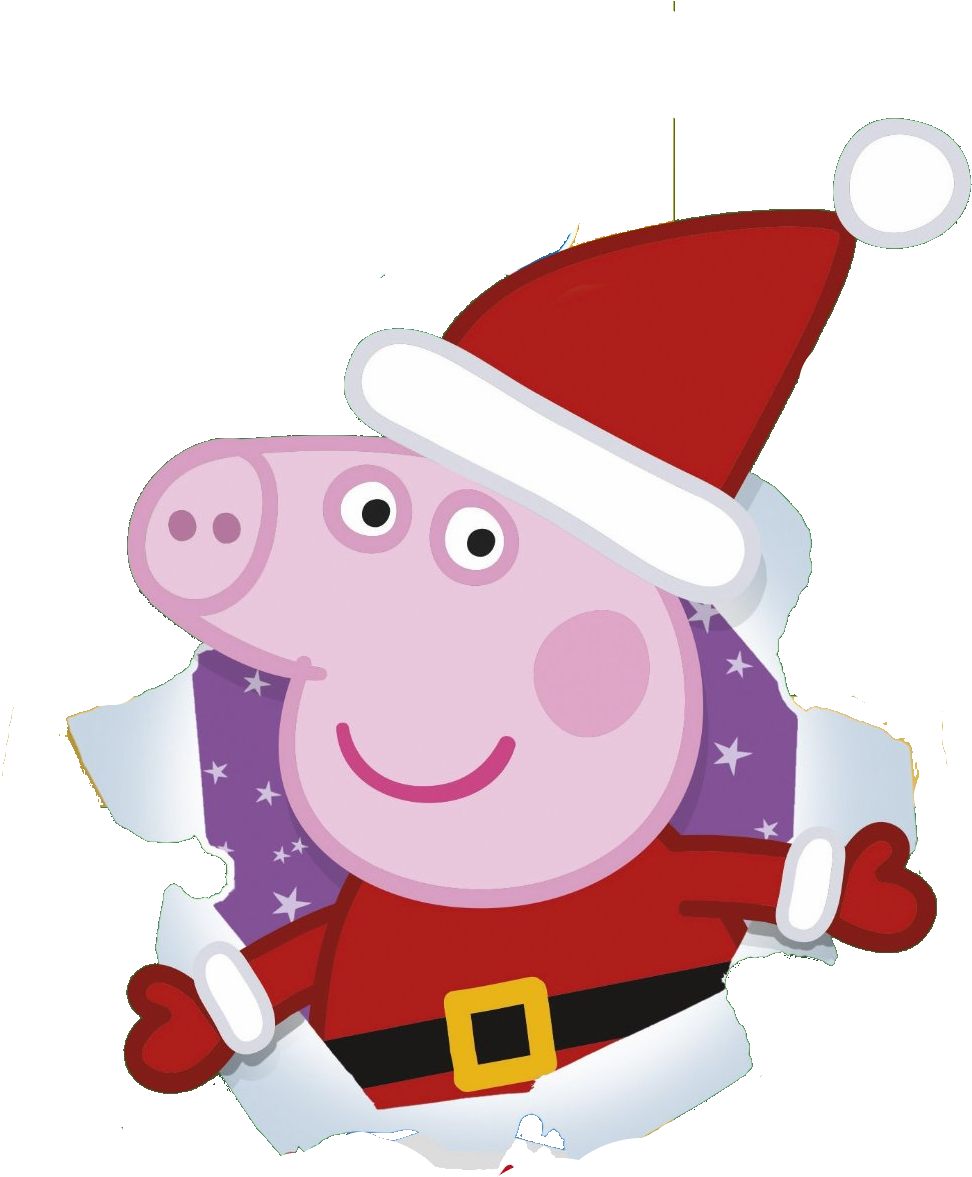 Pig Transparent Christmas Png - Peppa Pig: A Christmas Compilation (1059x1500), Png Download
