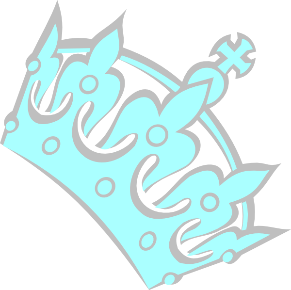 Blue Bee Tiara Svg Clip Arts 600 X 598 Px (600x598), Png Download