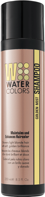 Watercolors Shampoos Video - Tressa Watercolors Shampoo - Golden Mist 8.5 Oz (461x691), Png Download