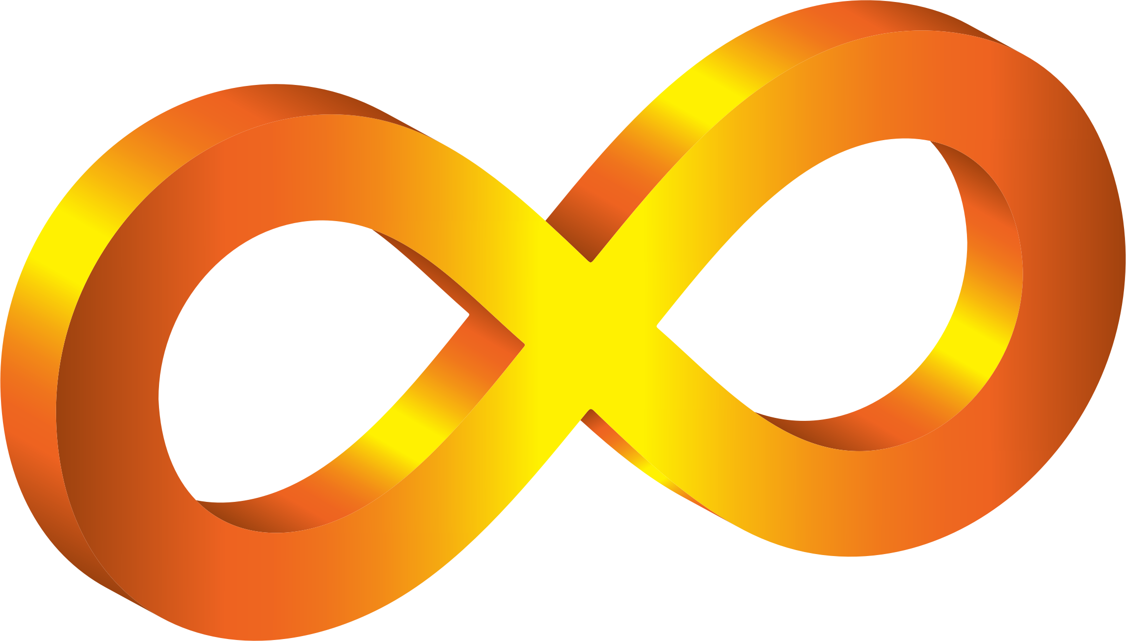 This Free Icons Png Design Of 3d Infinity Symbol Variation (2266x1290), Png Download