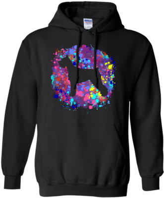 Giant Schnauzer Tshirt Graphic Dog Tee Shirt Watercolor (400x400), Png Download