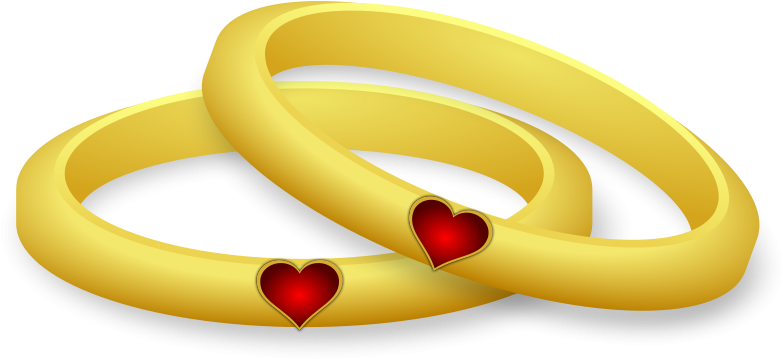 Wedding Rings Vector Png Wedding Inspiring Wedding - Wedding Ring Clip Art Png (800x363), Png Download