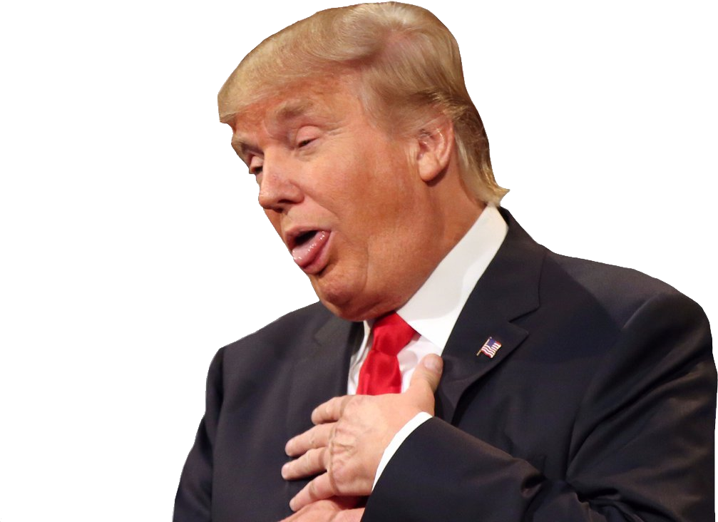 Donald Trump Png Image - J4240bdgc Jumbo Birthday Card: 'trump Nastys' 0 Greeting (1007x732), Png Download