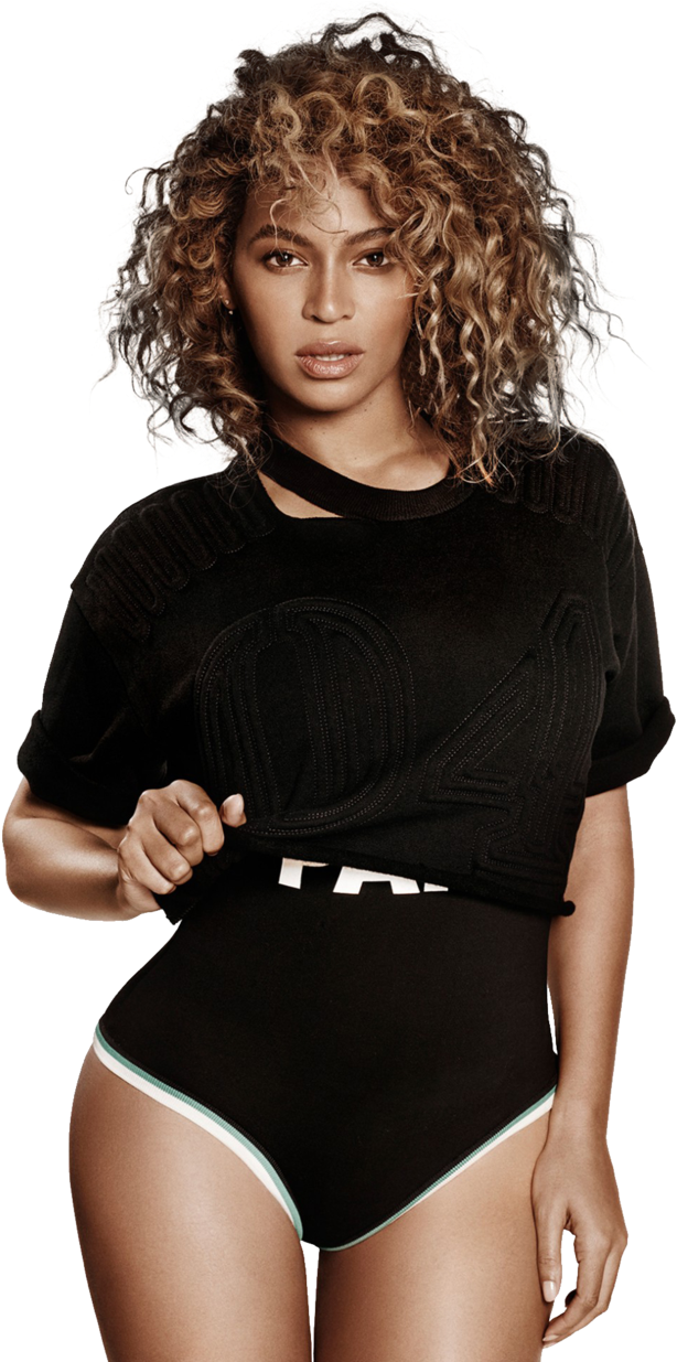 Picture Freeuse Stock Png Images Pluspng By Maarcopngs - Beyonce Ivy Park Curly Hair (648x1234), Png Download