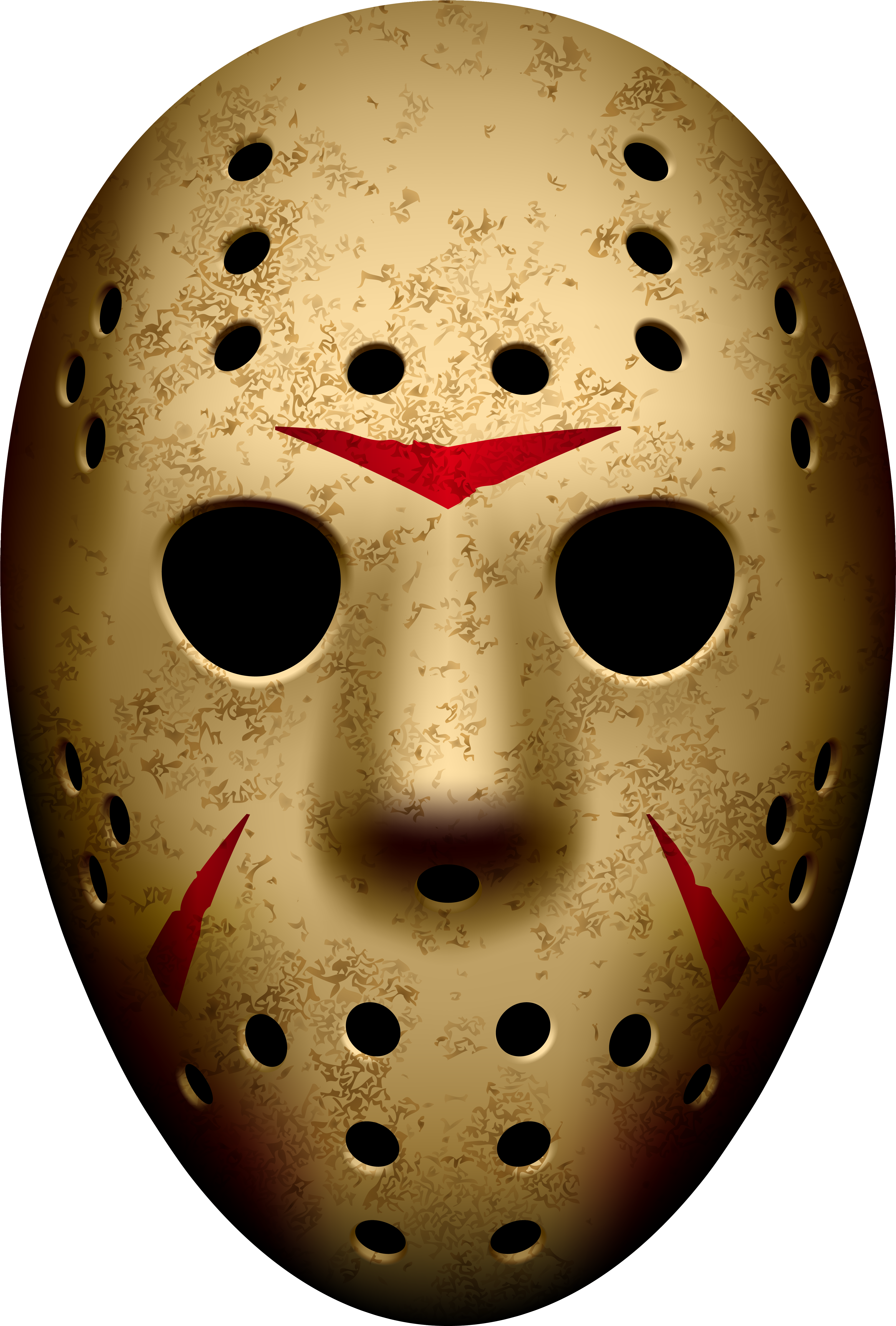 Jason Mask Png (4268x6253), Png Download