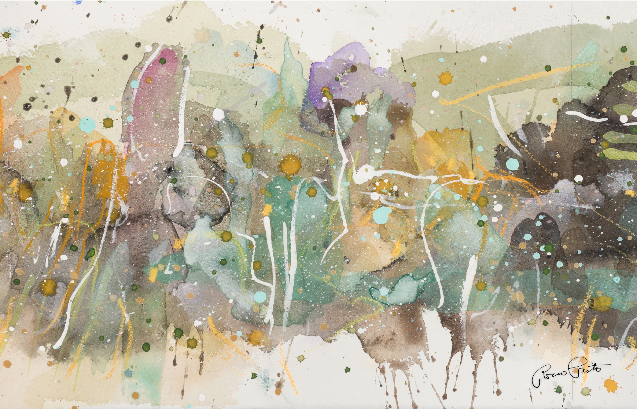 203800879 Walnut Creek - Painting (2083x2179), Png Download