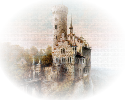 Château Castle - Tranh Vẽ Lâu Đài (400x320), Png Download