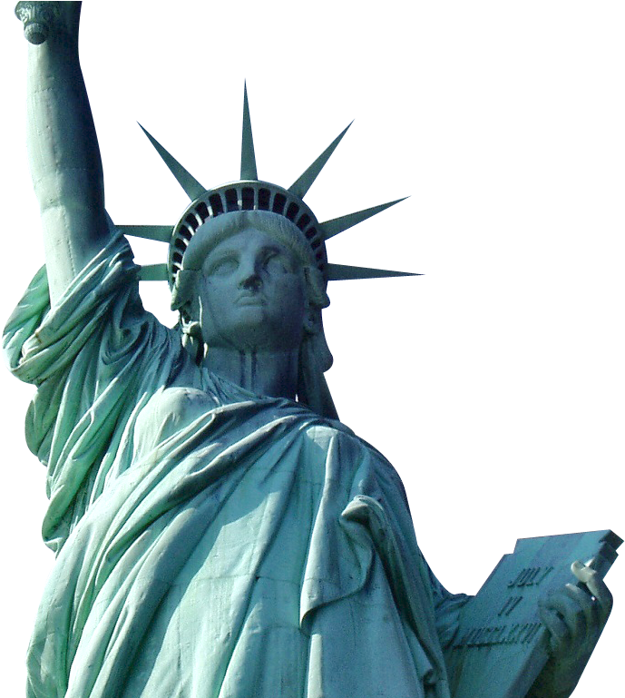 Statue Of Liberty Png Hd - Statue Of Liberty Refugees Welcome (1003x768), Png Download
