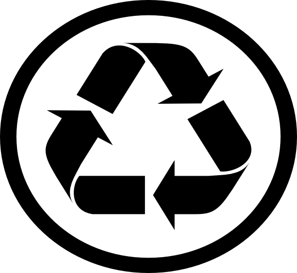 Recycle Clear - Logo Daur Ulang Vektor (600x550), Png Download