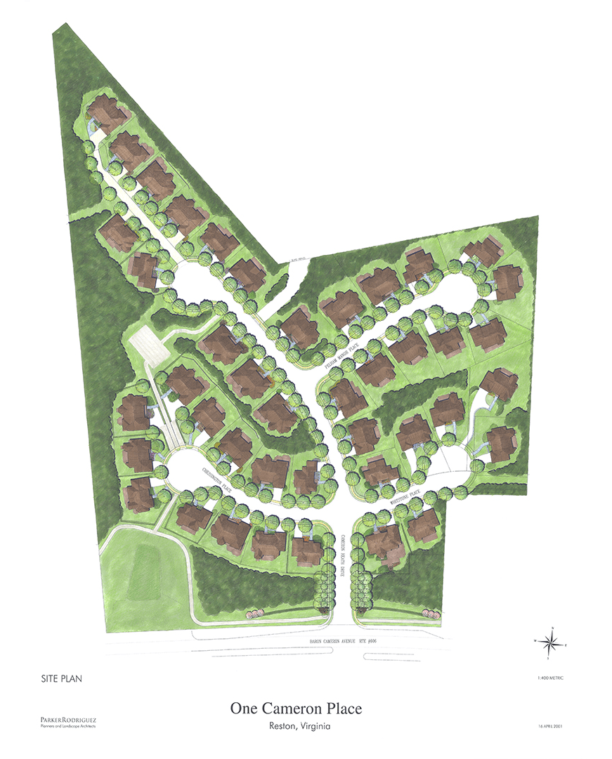 The Site Plan From One Cameron Place - Site Plan (1920x1080), Png Download