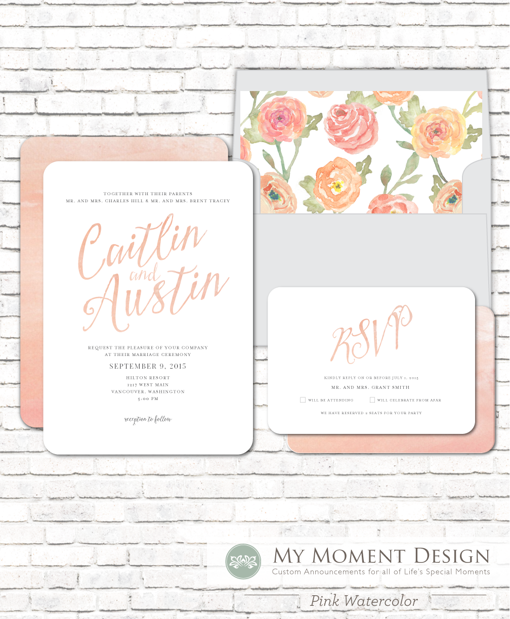 Pink Watercolor Web Images2 - Watercolor Painting (1008x1224), Png Download