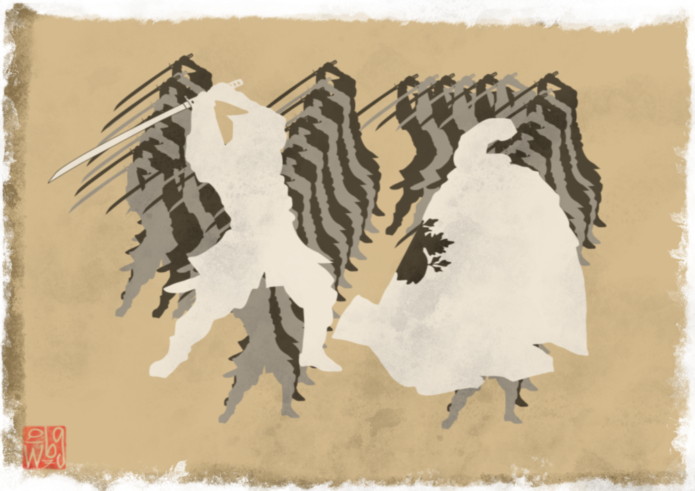 47 Vs Kira (1000x707), Png Download