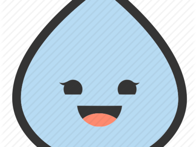 Raindrop Clipart Realistic - Cartoon (640x480), Png Download