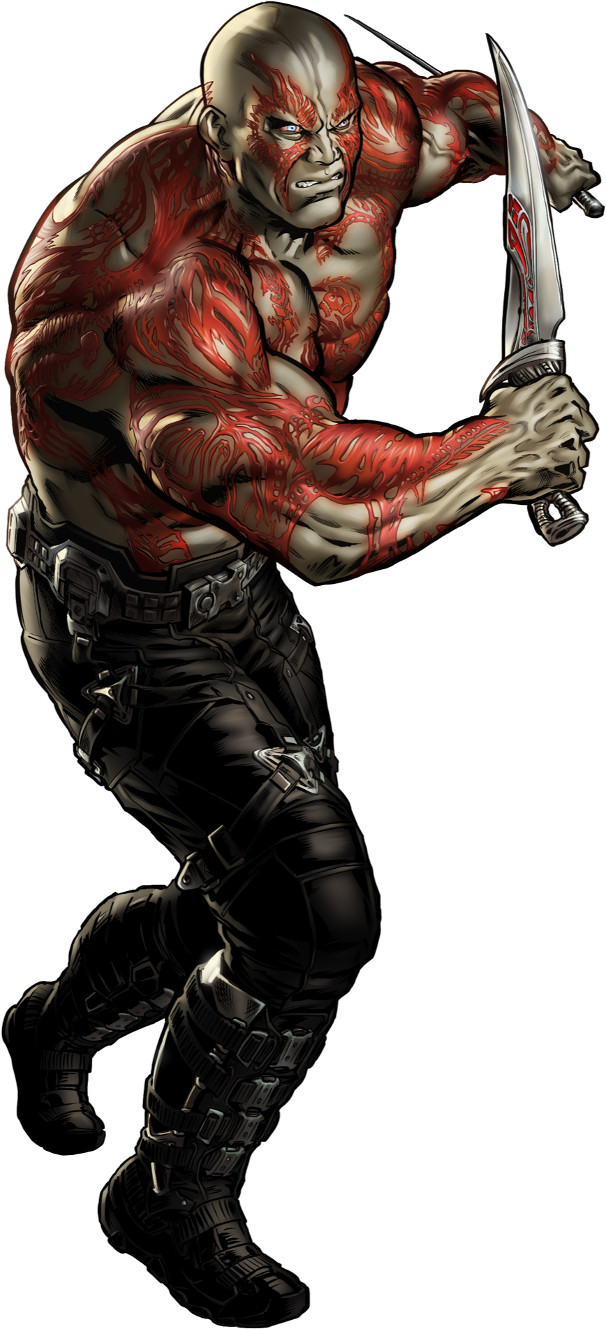 Picture Freeuse Stock Image Guardian Drax Portrait - Guardianes De La Galaxia Marvel Avengers Alliance (657x850), Png Download