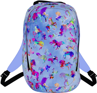 Watercolor Unicorn Backpack - Backpack (590x590), Png Download