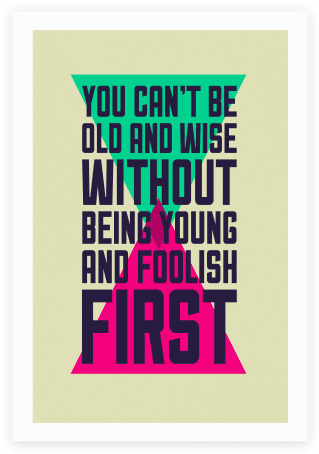 Young And Foolish Poster - Poster (484x484), Png Download