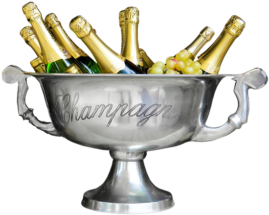 Champagne - Happy New Year 21018 (640x480), Png Download