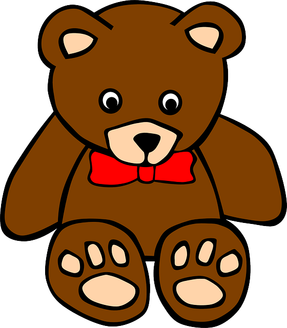 Teddy - Clipart Of A Teddy Bear (522x597), Png Download
