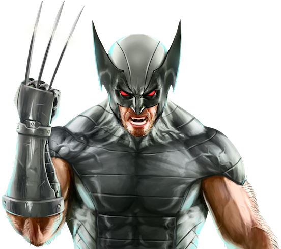 X-force Wolverine Character Art - X Force Wolverine Comic (655x488), Png Download